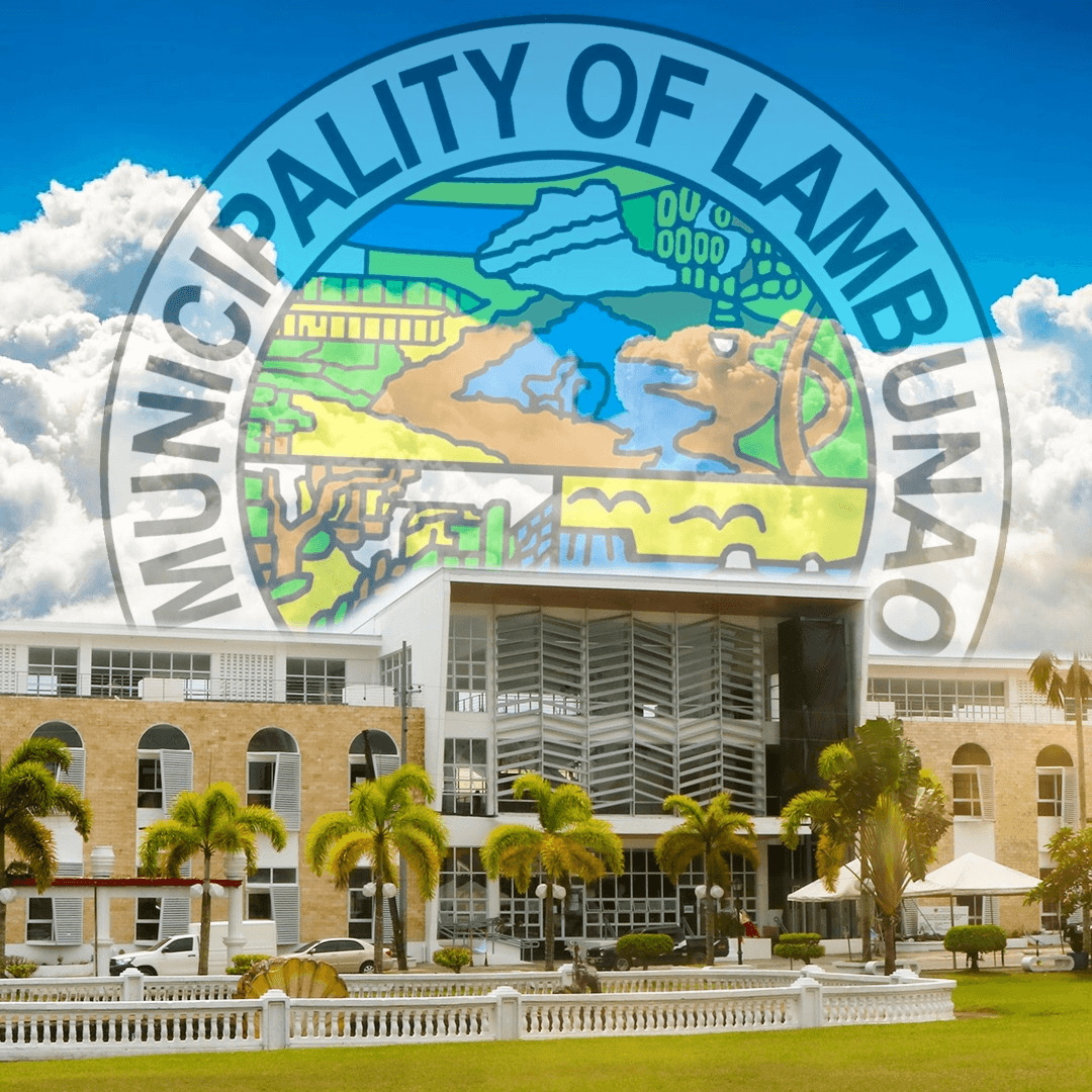 Municipal Hall of Lambunao at golden hour, Iloilo