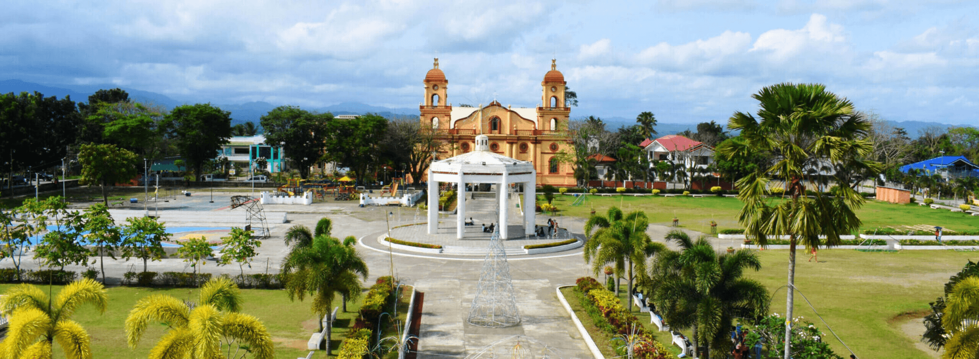 The plaza of Lambunao — civic gathering place